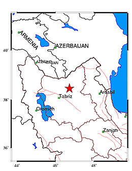 آوای ورزقان: زلزله‌اي به بزرگي 3.6 ريشتر ورزقان را لرزاند