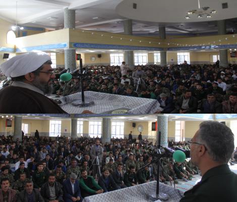 آوای ورزقان: وحدت راه مقابله با توطئه‌های دشمنان است